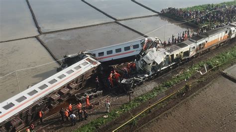 Trains collide on Indonesia’s main island of Java, killing at least 3 people